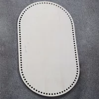 Top Quality Large 30cm+58cm Wooden Floor for Baby Cradle Moses Basket Wood Bottom Oval Base DIY Baby Basket Newborn Crochet