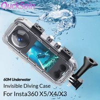 60M Invisible Dive Case For Insta360 X5/X4/X3 360 Degree Housing 60M Underwater Waterproof Protective Shell Panoramic accessory