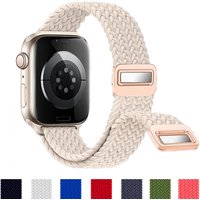Slim Straps For Apple Watch Band 42mm 40mm 38mm 41mm 44mm 46 45mm Magnetic Braided Bracelet iWatch Series SE 5 6 7 8 9 10 Bands