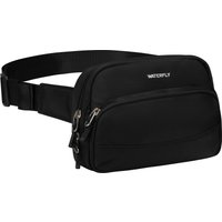 WATERFLY 2L Waist Pack Fanny Pack Unisex Crossbody Bum Bag for Men Women Casual Walking Hiking Daily Use