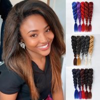24 Inch Giant Jumbo Braiding Hair Synthetic High Temperature Hair Extensions DIY Box Braids Crochet Braids Hair for Women