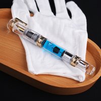 Majohn C5 Large Capacity Fountain Pen | Clear Acrylic Demonstrator | Vacuum Piston System | Luxury Gift Pen Office Supplies