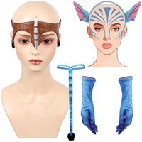 Avatar of Fire Ash Cosplay Varang Neytiri Jake Sully Ears Headband Cosplay Accessories Roleplay Props Halloween Carnival Gifts