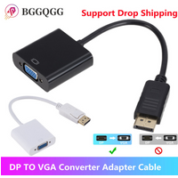1080P DisplayPort Display Port DP To VGA Adapter Cable Male To Female Converter for PC Computer Laptop HDTV Monitor Projector