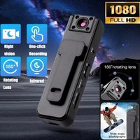 Mini Handheld Kamera 1080P HD Infrarot Nachtsicht Zurück Clip Kamera Recorder Outdoor Sport Reiten Handheld A9 Kamera
