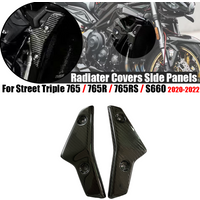 For Triumph Street Triple S 660 765 R RS 765R 765RS 2020 2021 2022 Carbon Fiber Accessories Outer Radiater Covers Side Panels