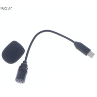 1PC Type C Flexible Neck Video Recording Microphone USB-C Computer Mic For Phone Tablet PC Vlog