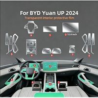 TPU PPF GPS Gear Panel Center Console Anti-scratch Protection Sticker For BYD Yuan UP 2024 ATTO 2 Interior Film Transparent