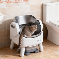 Automatic Self-Cleaning Cat Box With APP Remote Control, Large 74L Capacity, Safety Protection, Open Design