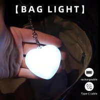 Wallet Handbag Touch Lamp Automatic Touch Sensor Heart-Shaped Handbag Lighting Mini Purse Lamp