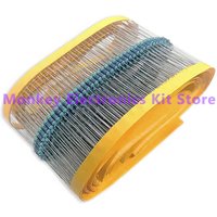 100PCS Metal Film Resistor 1/4W 1% 1K , 10K , 100R , 220R Ohm Resistance ,1/4W 0.25W 1% Metal Film Resistor