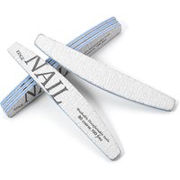 5Pcs/Lot Grey Sandpaper Nail File 80 100 Grit Nail Supplies For Acrylic/Natural Nails Professional Emery Boards Nail Buffer File