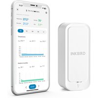 INKBIRD ITH-11-B Bluetooth Thermo-hygrometer IP65 Waterproof Lightweight Smart Temperature Humidity Sensor for Indoor Outdoor