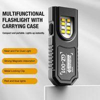 Portable waist hanging keychain mini flashlight multifunctional emergency charging super large floodlight household use