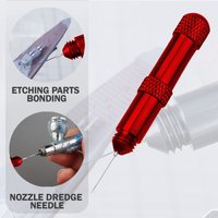 Joystar Precision Glue Applicator Dispenser Tool,Dispensing Stick Nozzle Cleaning Needle, Plastic Kits ,Metal Etching