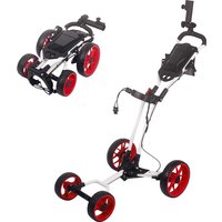 Golf four wheeled cart, foldable storage handcart, golf cart