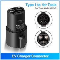 Ladeans chluss für Elektroautos sae j1772 Typ 1 bis für Tesla-Konverter evse ev Ladegerät adapter für Tesla-Modell x/y/3/s