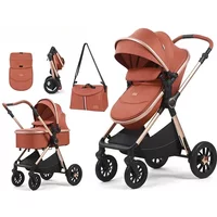 2in1Newborn baby stroller, high landscape baby stroller, multifunctional baby stroller, safe and convenient, can sit or lie down