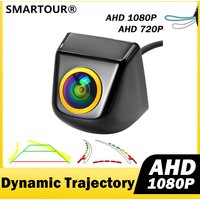 SMARTOUR 4K 1080P AHD Dynamic Trajectory Vehicle Rear View Camera Vehicle Parking Reverse fisheye lens Plug and Play universal