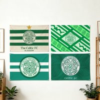 Football C-Celtic FC Art Hanging Flag, Wall Banner for Bedroom Home Outdoor Decoration