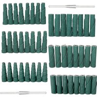 10mm Grinding Head Sandpaper Flap Cone Dremel Accessorie Rotary Tool with 3mm Shank