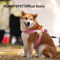 Honhyepet Y-Shaped Dog Harness Soft No Pull Pet Vest Small Medium Large Dog Walking Outdoor Adjustable Reflective Mesh HH9301
