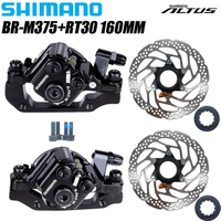 AliExpress Shimano BR-M375 Mechanical Disc Brake Calipers for Acera Alivio Deore Resin Pads M375 Caliper G3 RT10 RT30 RT26 160mm Rotors