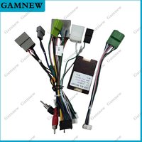 Car 16Pin Wiring Harness Adapter Canbus Box Decoder Android Radio Power Cable For Honda CRV Civic 2006-2011 Europe Version