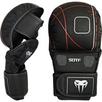 Professional Adult MMA Boxing Training Gloves Half Finger Leather Cushion Sanda Knuckles for Sandbag