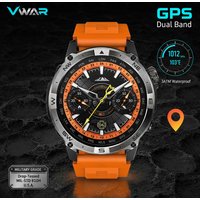 Tactical GPS Smart Watch 2025 for Xiaomi Samsung VWAR ACE Military Smartwatch Men 50m Waterproof Built-in GPS Bluetooth Call