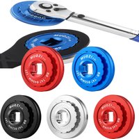 MUQZI 49/50/52/52.2/53mm Bicycle Bottom Bracket Tool T45 T47 Removal Socket CNC Aluminum Alloy Wrench for 12T 16T BB Cups Repair