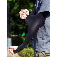 AliExpress Lotank Summer Cool Arm Sleeve Finger Sleeve Ice Cool High Elasticity Outdoor Cycling Fingerless Fishing Customized Ice Silk Sleeve