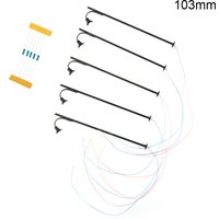 5Pcs Model Railway Lights Lattice Mast Light 6060 Track H0 Kit Platform Light LED 3V 20MA Home Decor