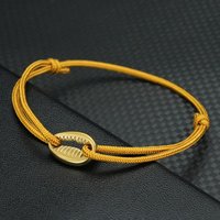 New Shell Bracelet Beach Accessory Unisex Unfading Sliding Adjustable 3mm Rope Braclet Outdoor Camping Hand Accessories Pulsera