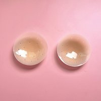 '1Pair Perforated breathable light proof bump proof nipple patch silicone breast patch.