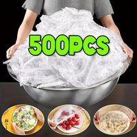 100/300/700pcs Disposable Plastic Bag, Food Cover, Elastic Food Bag Storage, Kitchen Organizer, Fruit Bag, Bowl Cover Packaging