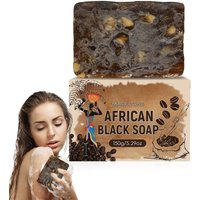 African Black Coffee Soap With Shea Butter Deep Cleansing Moisturizing Body Soap For All Skin Types