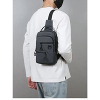 AliExpress NONE Men's crossbody bag, waterproof outdoor bag, cycling bag, nylon chest bag, high-end shoulder bag