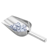 Stainless Steel Ice Scoop for Measuring Coffee Beans Flour Multipurpose Utility Scoop for Coffee Bean Food Candy Flour Popcorn
