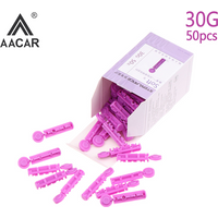 50Pcs Lancets For Diabetes Blood Glucose Testing 30G Count Diabetic Lancets For Less Pain Universal Sterile Needles