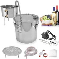 11L Alcohol Water Distiller Bottle DIY Moonshine Equipment Stainless Steel Brewing Machine Pump For Whisky Wine Beer Dispenser