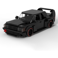 402-piece MOC City Car Series Retro Modified Sports Car Model DIY Assembly Building Block Toy - Holiday and Birthday Gift