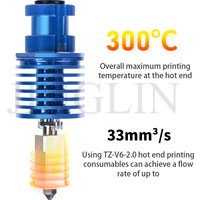 High Speed Print Head Upgrade 2.0 TZ V6 Hotend Kit for Ender 3/ 3 PRO/ VORON 2.4 Hi-End Extruder J-head Prusa Ender 3 V2/ CR10