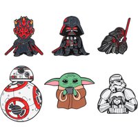 6pcs Star Wars Enamel Pins Set Retro Brooches Badges for Backpacks Jackets Hats Cool Collection Gift for Fans Cosplay Accessorie image 3