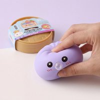 Soft Silicone Dumpling Pinch Toys Rebound Steamed Bun Squeeze Ball Blowing Bubbles Squishy Relief Stress Mystery Blind Box Gifts