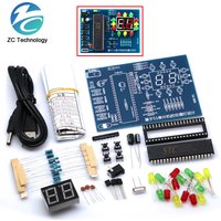 MHT5 Traffic Light Controller Electronic DIY Kit Electromechanical Skills Training Contest STC89C52 51 Single-Chip Microcomputer