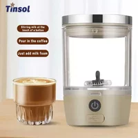 New mini Convenient Electric Milk Frother Self Milk Pulling Frother Cappuccino Stirrer Latte Coffee Hot & Cold Froth Maker