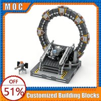 745 PCS Stargate SG-1 Hangar Building Blocks Model Assembly Educational Toy Customize Creative Collection Birthday Popular Gifts