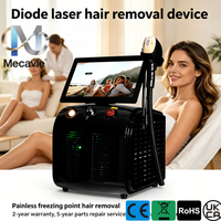 6000W Soprano Titanium Laser 808 Diodenlaser zur Haarentfernung Geeignet für Männer und Frauen 4 Wellenlängen Schmerzfreie und Eispunkt-Behandlung