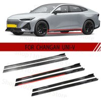 FOR CHANGAN UNI-V 2M Car Side Skirt Extension Plate Lip Separator Bumper 2.18M Racing Side Spoiler